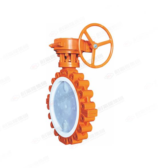 凸耳对夹衬氟蝶阀